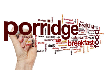 Porridge word cloud