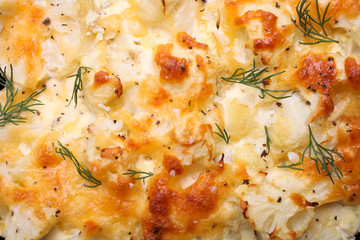 Appetizing baked casserole