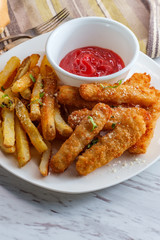 Fish Sticks French Fries