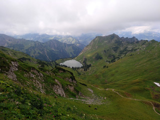 Allgäuer Alpen, Blick auf den Seealpsee