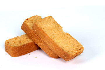 Fototapeta na wymiar Crunchy Rusk or Toast for healthy life.