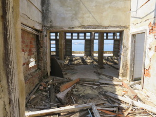 abandoned house abandon prison Goli otok