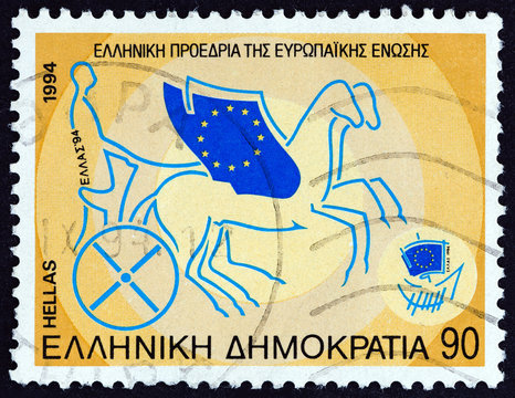 Greece driving E.U. Chariot (Greece 1994)