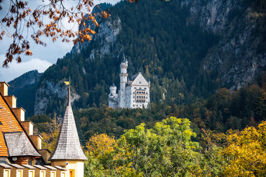 Neuschwanstein Castle from below