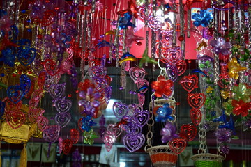 chinese lanterns at the bazaar