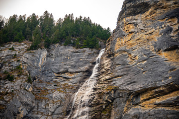 waterfall in Switzerland