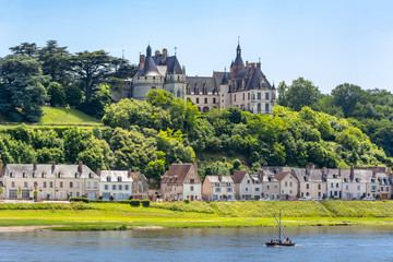 Chaumont-sur-Loire castle in Loire valley, France © Mistervlad