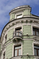 Fototapeta na wymiar City architectural details found along the Nevsky Prospect in Saint Petersburg, Russia.