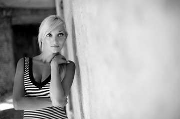 Naklejka premium beautiful girl