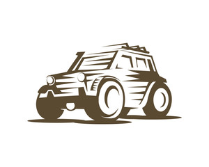 4x4 Off Road Car Illustration