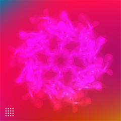 Fototapeta premium Snowflake. Christmas Star. Winter Background