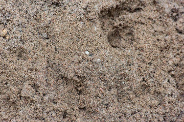 Pile of dirty industrial sand