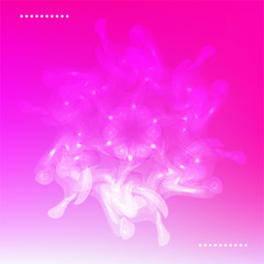 Snowflake. Christmas Star. Winter Background