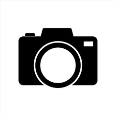 Camera icon, logo isolated on white background