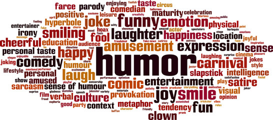 Humor word cloud