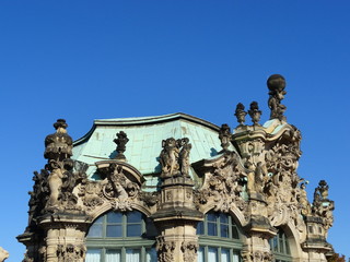 Fototapeta na wymiar Zwinger Dresden, Wallpavillon