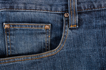blue jeans pocket