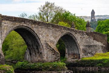 Fototapeta na wymiar Old Stirling Bridge