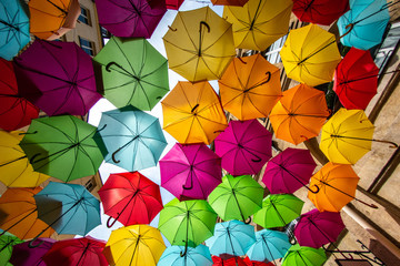 Fototapeta na wymiar Umbrella Roof