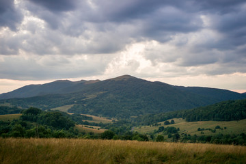 Połonina Wetlińska, Widok z Wyżniańskiego Wierchu