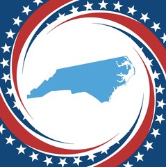 Vintage label North Carolina
