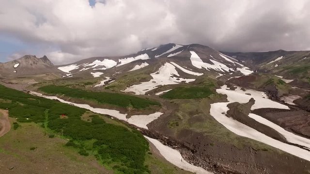 Avachinsky volcano on Kamchatka Peninsula