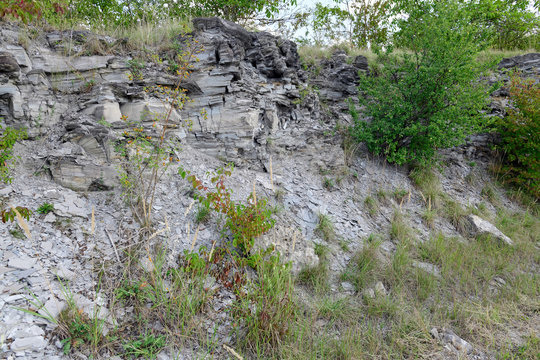 stillgelegter Schieferbruch in Baden-W&uuml;rttemberg - disused slate quarry