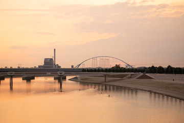 Waal in Nijmegen Netherlands