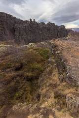 Fototapeta na wymiar Thingvellir National Park in Iceland