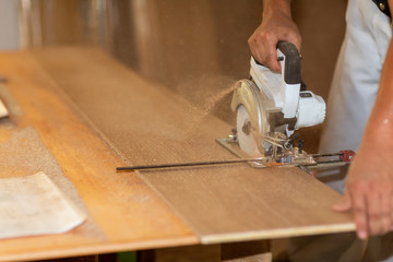 大工の仕事　床暖　床　工事　リフォーム