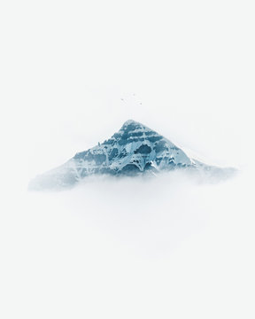 mountain whiteout