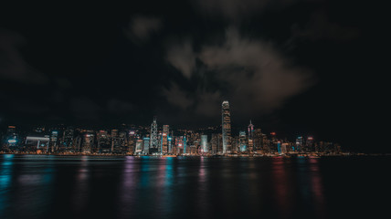 Obraz premium Landscape of Hong Kong Victoria Harbor 