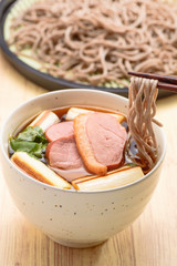 鴨肉のつけそば