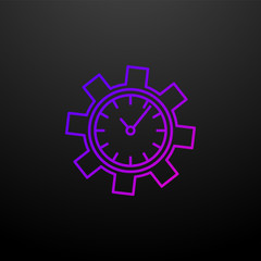 Time efficiency outline nolan icon. Elements of banking and finance set. Simple icon for websites, web design, mobile app, info graphics