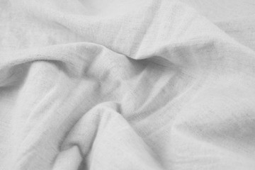 Elegant black satin silk with waves