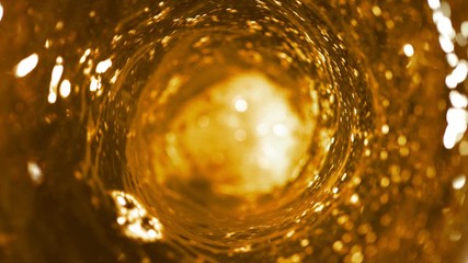 Super slow motion of pouring fuel oil in whirl shape. Filmed on high speed cinema camera, 1000 fps. - Powered by Adobe