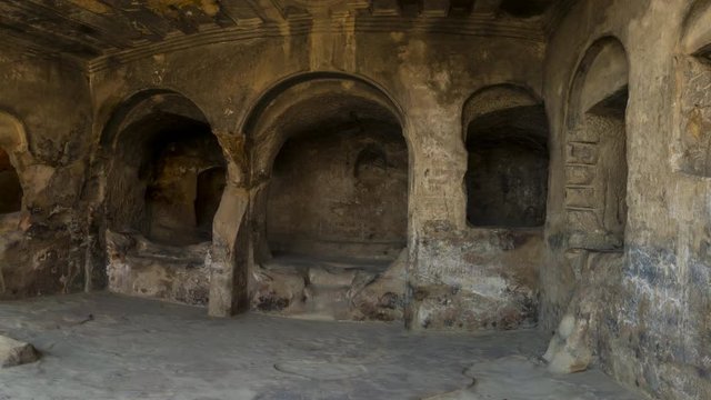 Uplistsikhe Cave Town, Mtkvari River, Shida Kartli Region, Georgia, Middle East