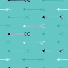Vector Arrow Seamless Pattern. Great for invitations, wallpaper and packaging design projects