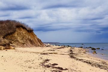 A rocky beach