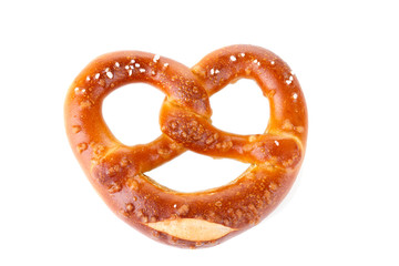 Traditional Bavarian salty pretzel