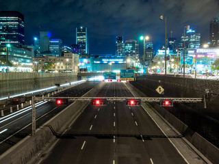 lumière de la ville interdiction de passage