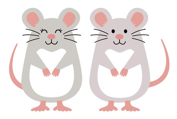 Pretty character of the mouse