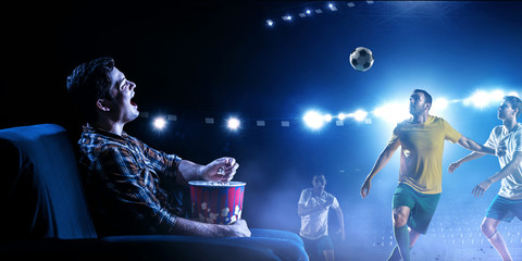 Enjoy the reality of game. Mixed media