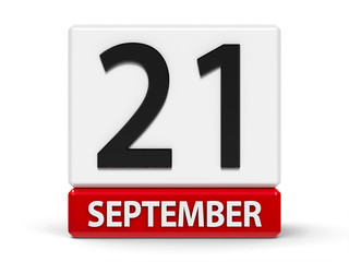 Cubes calendar 21st September