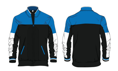 jacket template design vector sweater windbreaker © Ronillo