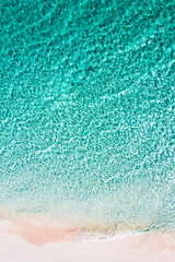 Aerial View of the beach in Boulder Island, Myanmar