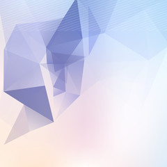 Obraz premium Triangle blured abstract futuristic background template for brochure flyer