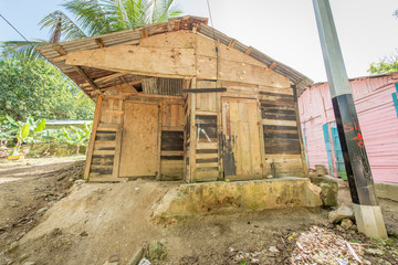 House Built with Leftover Wood with Waste in the Neighborhood