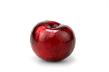 plum on a white background