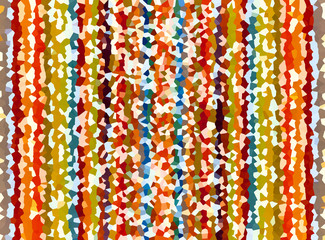 closeup of colorful beads